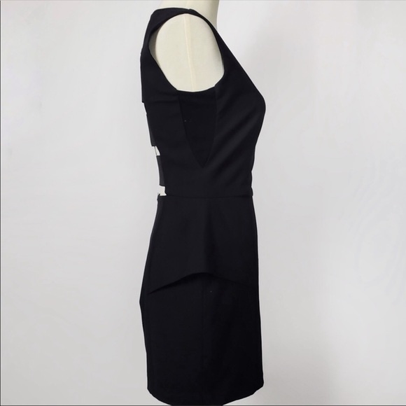 Michelle Mason Peplum Bandage Dress Size 0 - Picture 5 of 8